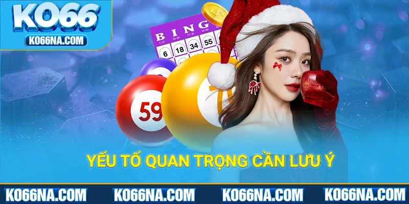 Khi chơi xổ số KO66 cần lưu ý một số yếu tố quan trọng